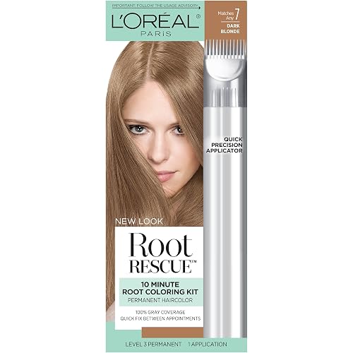 L'Oreal Paris Root Rescue 10 Minute Root Coloring Kit, 7 Dark Blonde Beauty & Personal Care L'Oreal Paris