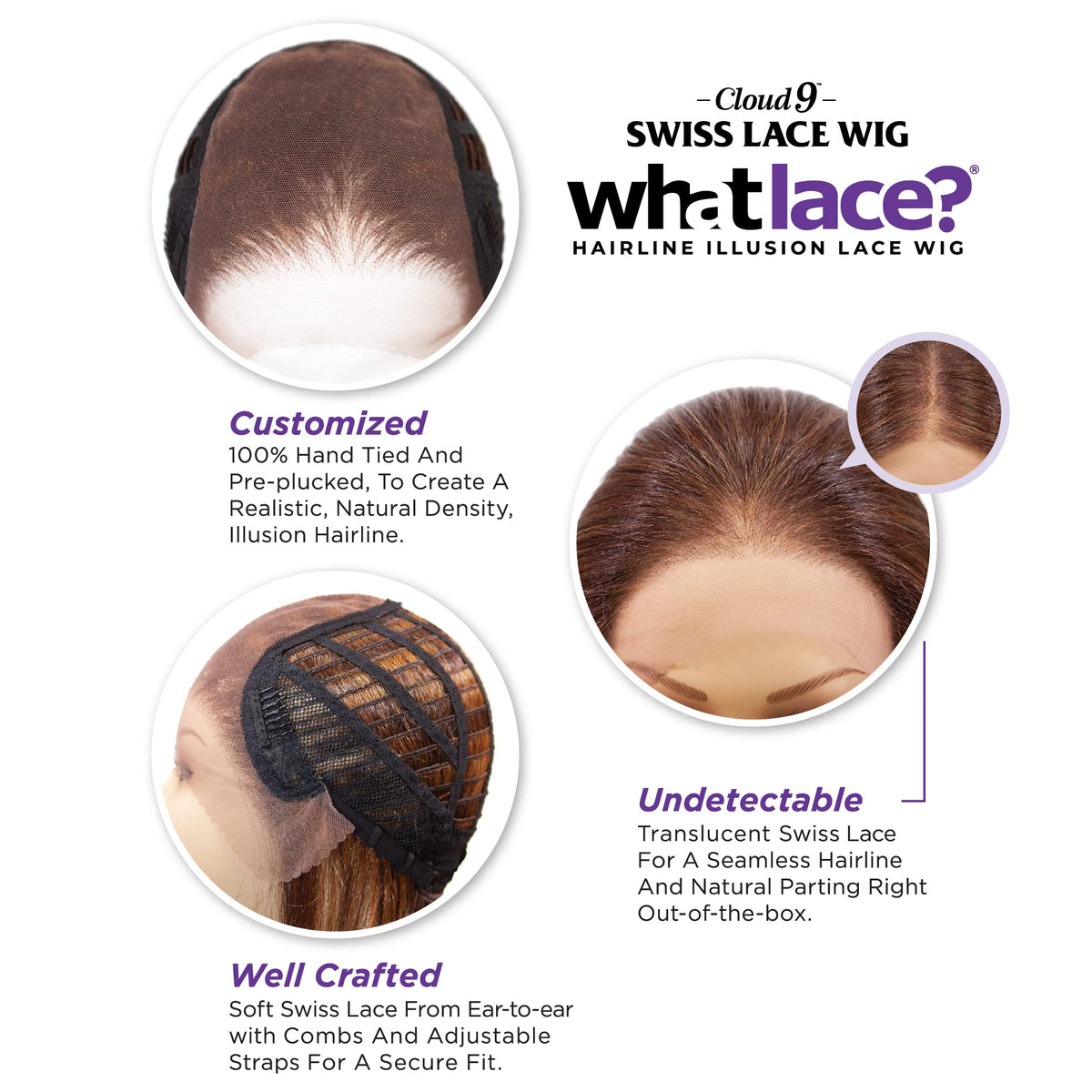 Sensationnel What Lace 13x6 Wig-Anisha, BALAYAGEHAZELNUT