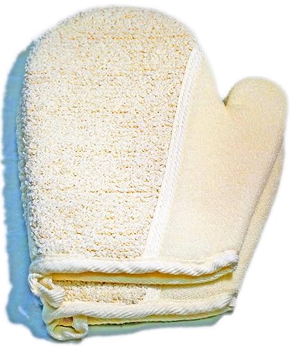 2Pack?7.8x7.7inches? Exfoliating Soft Terry Cloth Gloves Mitten Remove Dead Skin Bath Body Scrub Mitt, Deep Exfoliation Glove Skin Exfoliator Mitt Beauty & Personal Care JINS-Hung