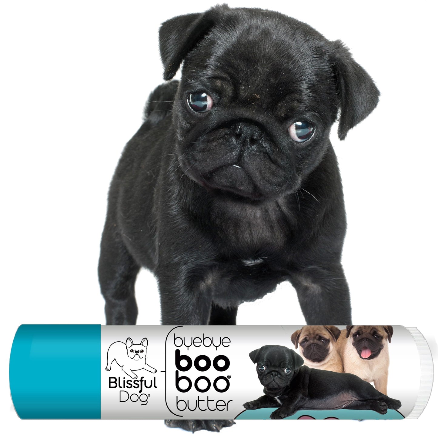 The Blissful Dog .15 oz Tube Pug Booboo Butter Beauty and Personal Care The Blissful Dog