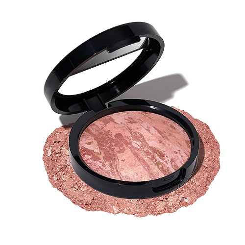 LAURA GELLER NEW YORK Baked Blush-n-Bronze Marbleized 2-in-1 Sculpting Bronzer Blush - Rose Bronze - Contour Face with a Radiant Flush Beauty & Personal Care LAURA GELLER NEW YORK