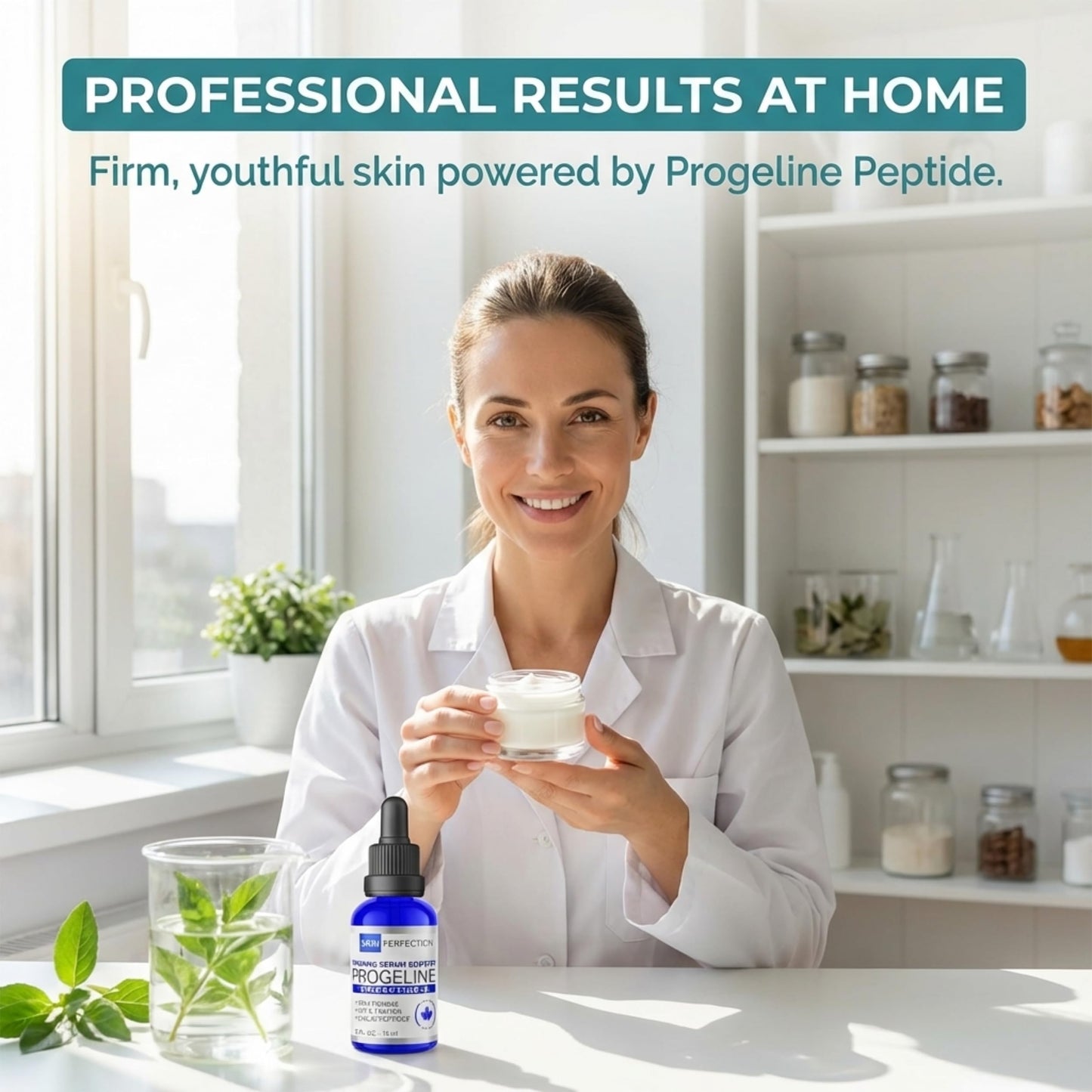 Skin Perfection Firming Serum Booster with Progeline Peptide Repair Serum Neck and Face Progeline Cream Upgrade Trifluoroacetyl Tripeptide-2 Beauty & Personal Care Skin Perfection