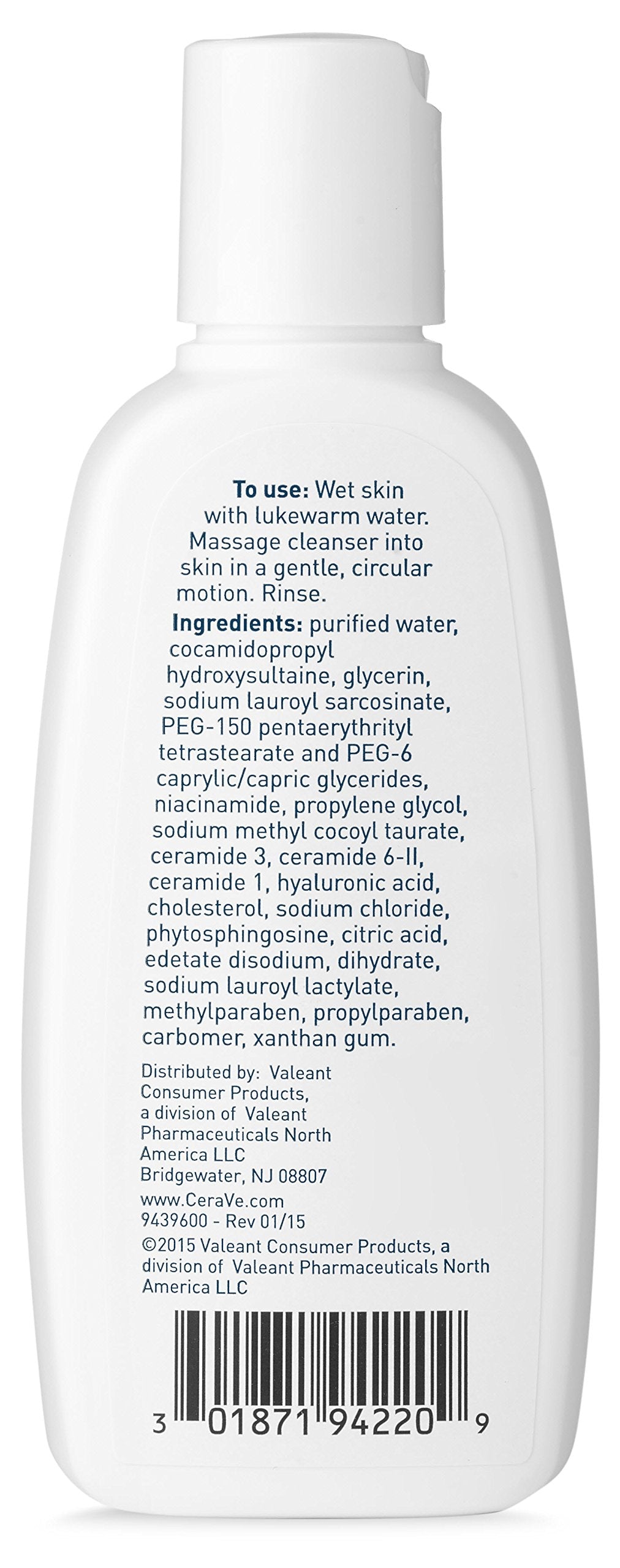 CeraVe Foaming Facial Cleanser Travel Size Face Wash, Normal to Oily Skin, 3 Fl Oz Beauty & Personal Care CeraVe