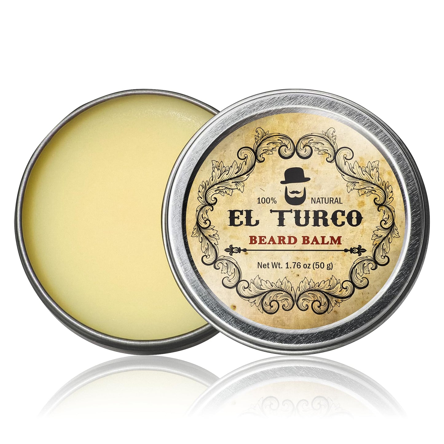 EL TURCO Beard Balm for Men with Shea Butter & Cocoa Butter, Natural Beeswax for Softening, Conditioning & Light Hold, Daily Grooming for Thick, Dry Beauty and Personal Care EL TURCO