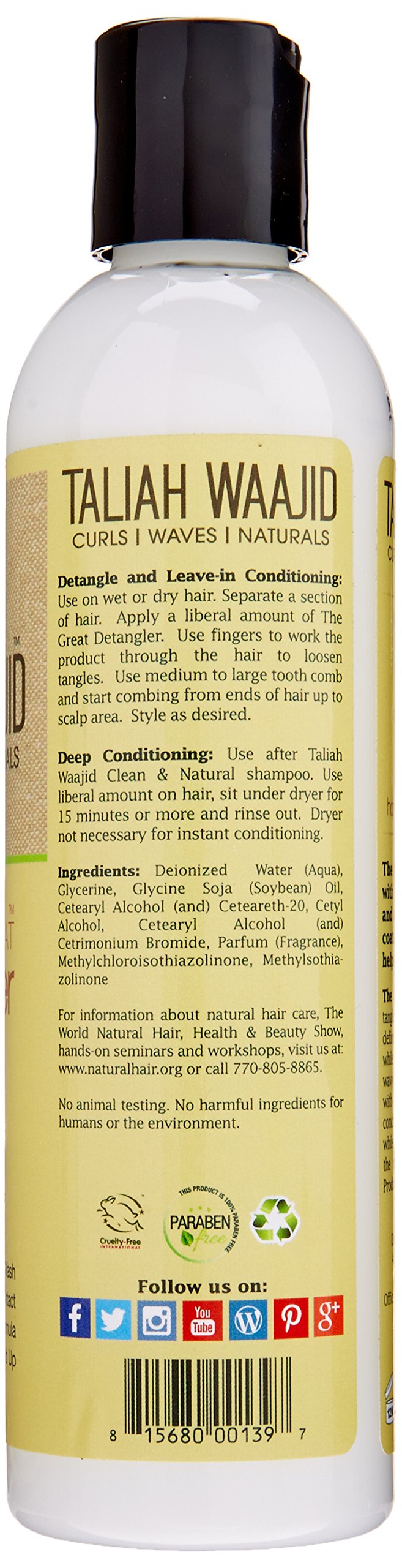 Taliah Waajid Curls, Waves and Naturals The Great Detangler, 8 Ounce Beauty & Personal Care Taliah Waajid black earth products