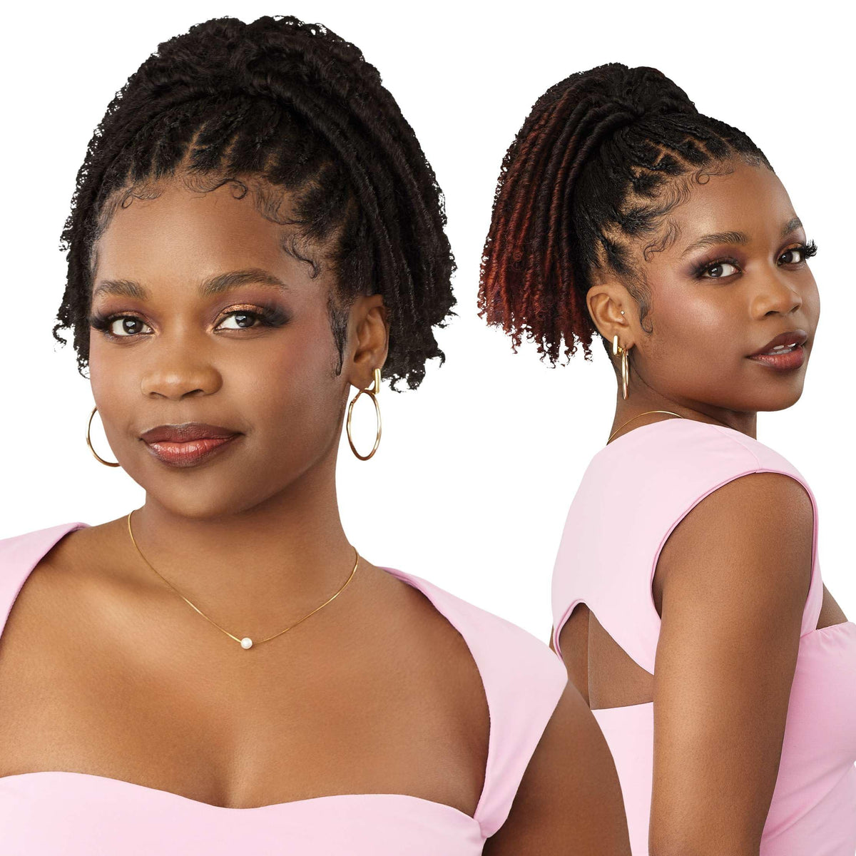 Outre Pretty Quick - Drawstring Pony - Zinnia (DR DRAGON FRUIT)