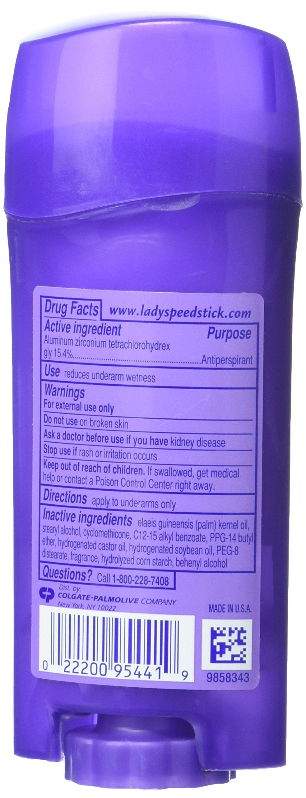 Lady Speed Stick Invisible Dry Antiperspirant & Deodorant, Shower Fresh - Purple 2.3 oz Beauty & Personal Care Lady Speed Stick