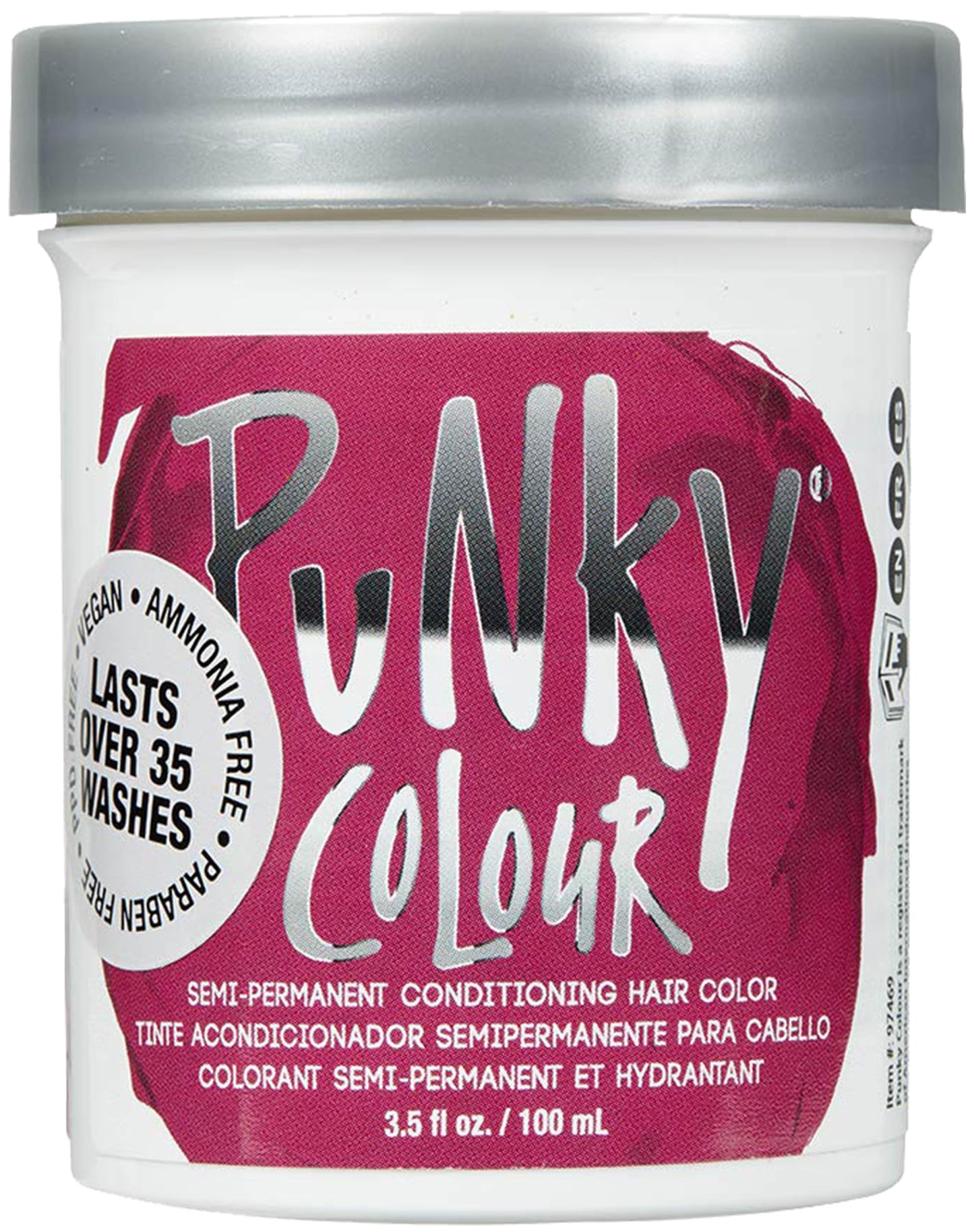 Punky Rose Red Semi Permanent Hair Color - Vegan & Cruelty-Free Conditioning Hair Dye, Lasts Up to 35 Washes, 3.5 fl oz Beauty & Personal Care Punky