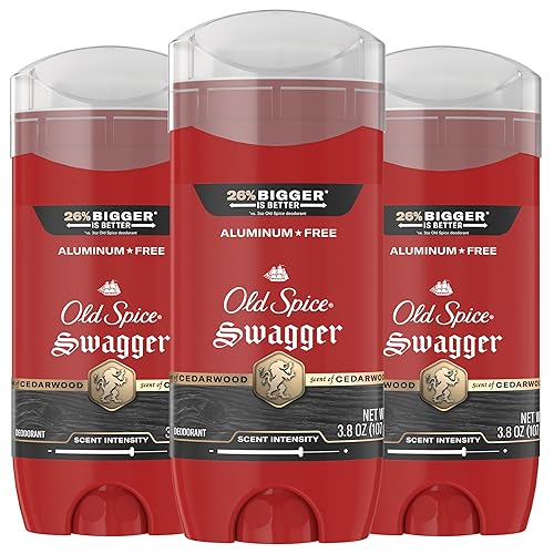 Old Spice Aluminum Free Deodorant for Men, 24/7 Protection to Eliminate Odors, 24/7 Freshness & Lasting Scent, Swagger with Lime & Cedarwood Scent Beauty & Personal Care Old Spice