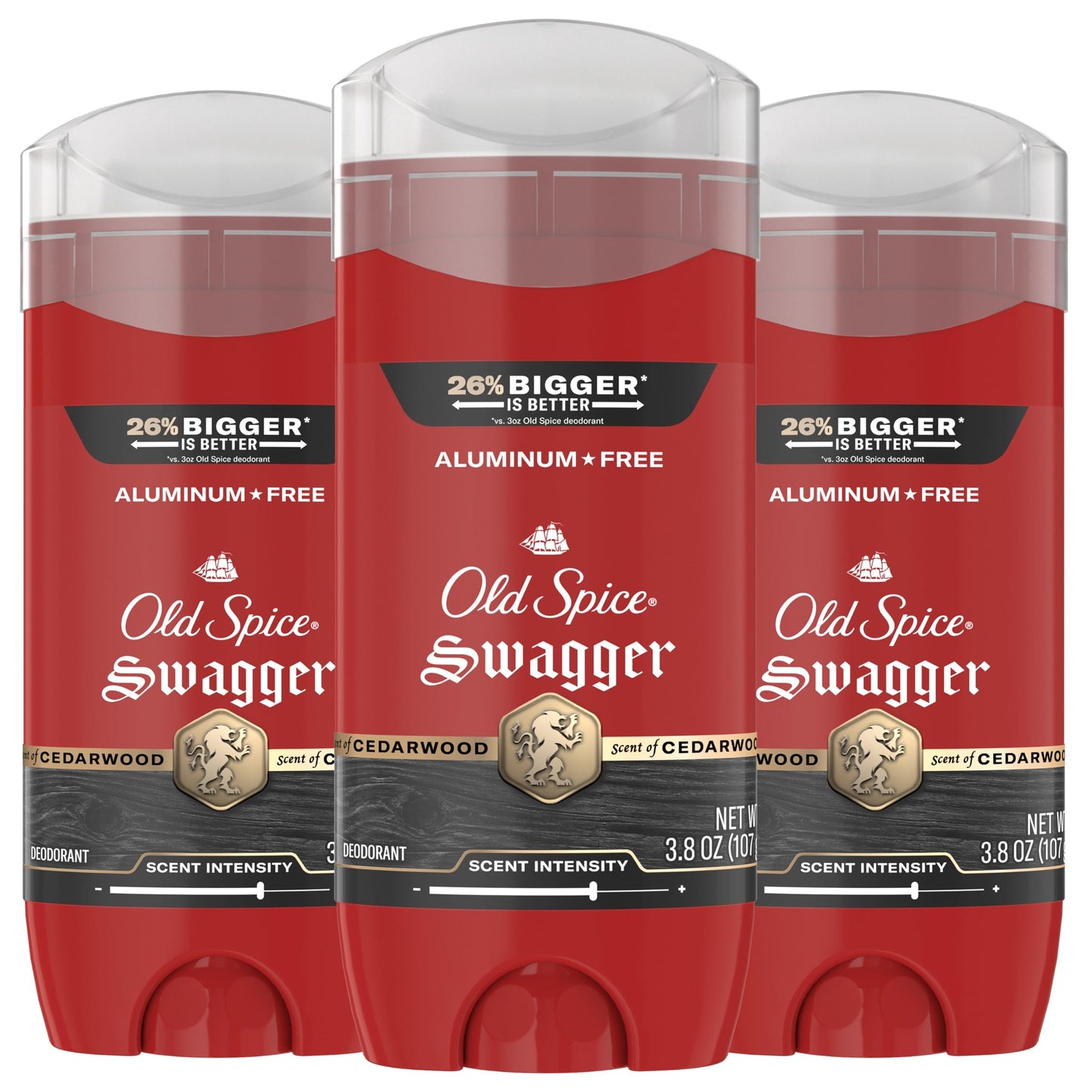 Old Spice Aluminum Free Deodorant for Men, 24/7 Protection to Eliminate Odors, 24/7 Freshness & Lasting Scent, Swagger with Lime & Cedarwood Scent Beauty & Personal Care Old Spice
