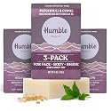 Humble Natural Bar Soap, Patchouli & Copal - Cold Processed Face & Body Soap Bar with Essential Oils - Moisturizing Formula for Long-Lasting Beauty & Personal Care HUMBLE SIMPLE AND TRUE.