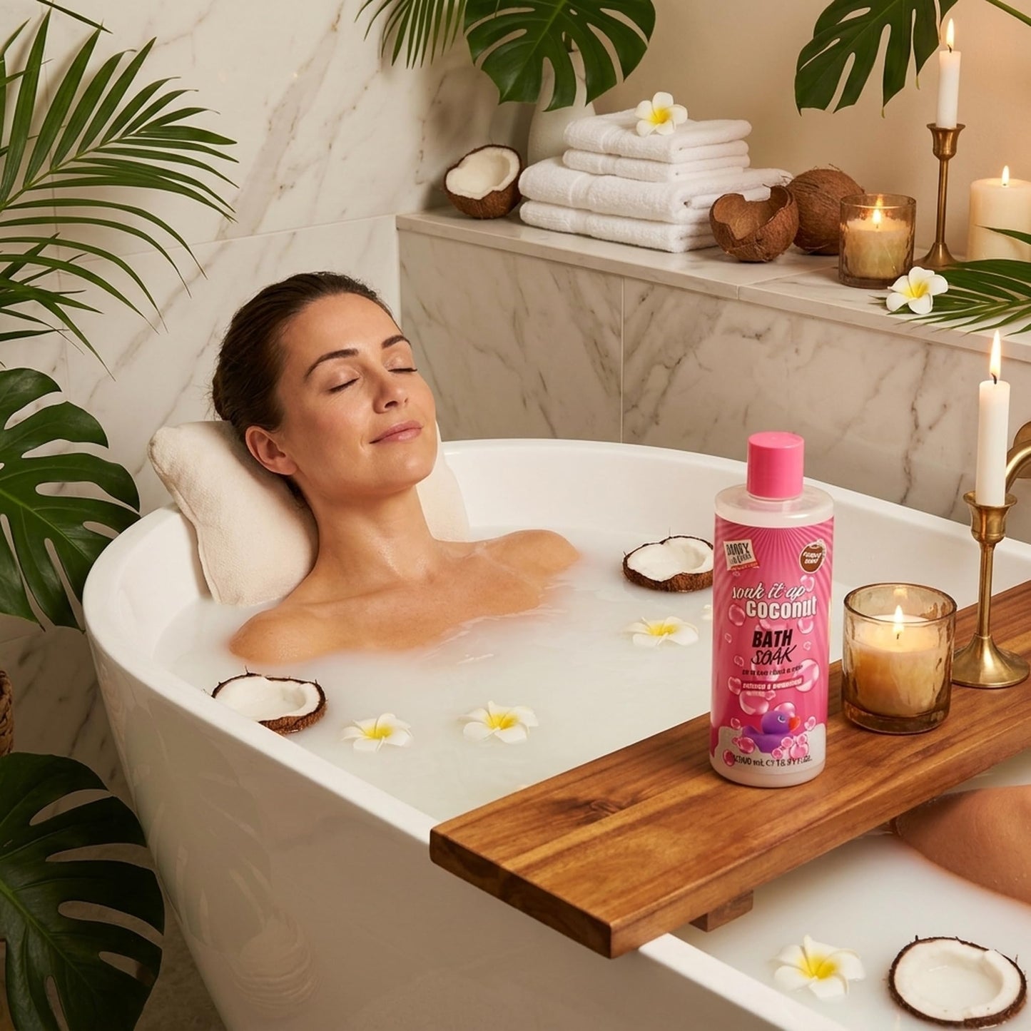 Dirty Works Tropic Like It's Hot Soak It Up Coconut Bath Soak 500ml Beauty and Personal Care Dirty Works