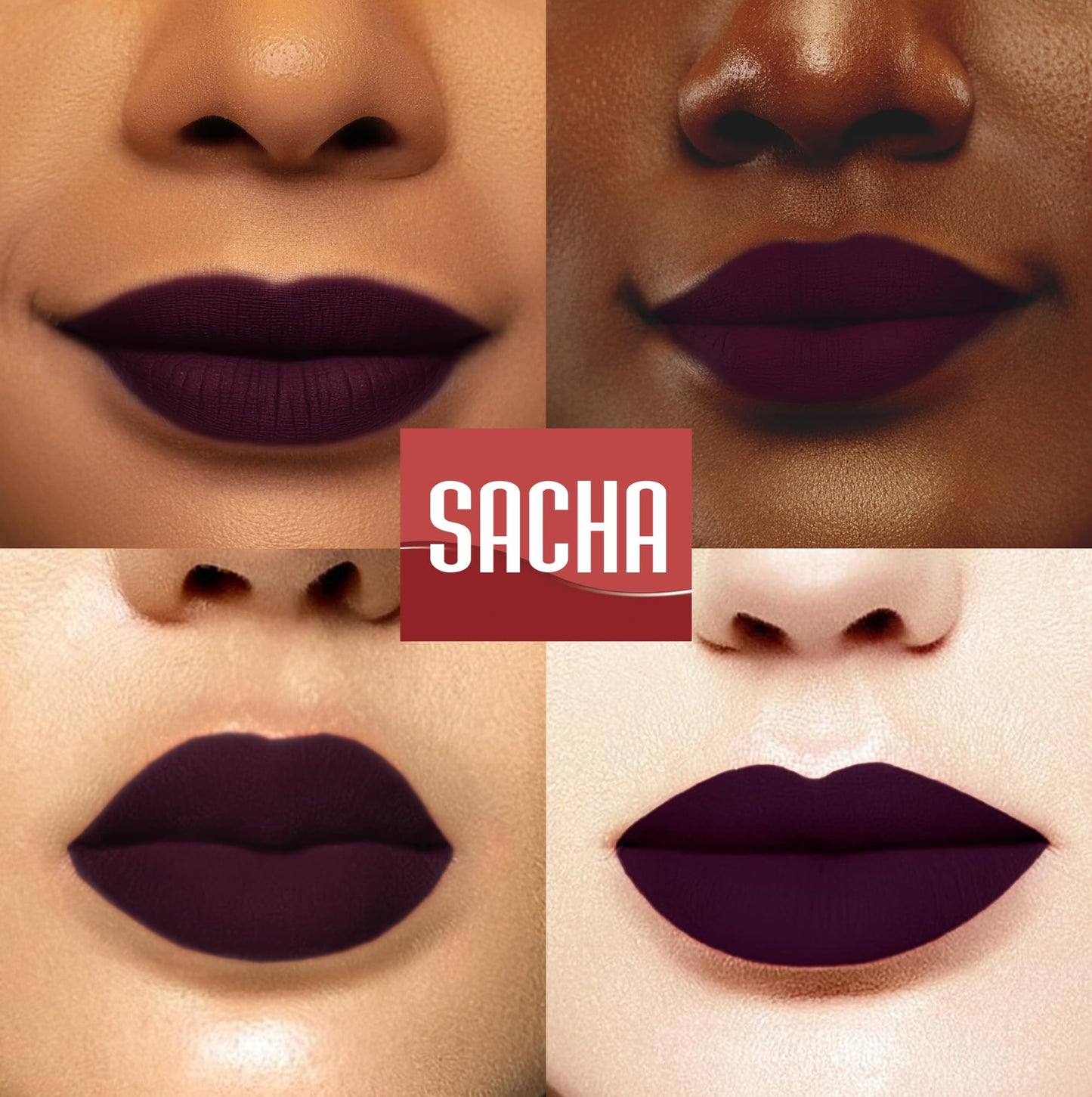 Sacha Cosmetics Intense Matte Lip Velvet Liquid Lipstick, Long-Lasting Velvet Matte Finish, 0.2 fl oz You Only Live Once Beauty & Personal Care Sacha Cosmetics