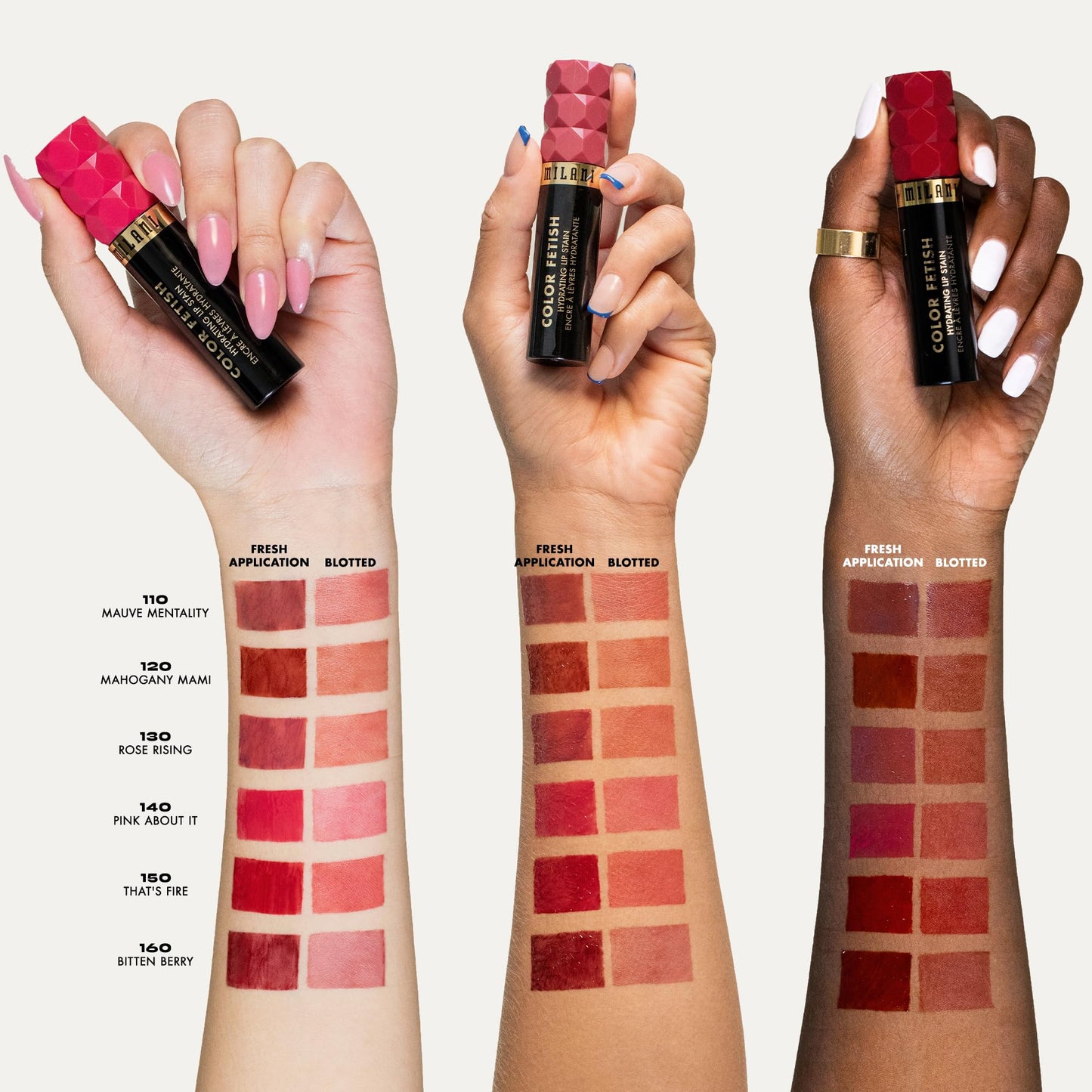 Milani Color Fetish Lip Stain-130 Rose Rising Beauty & Personal Care Milani