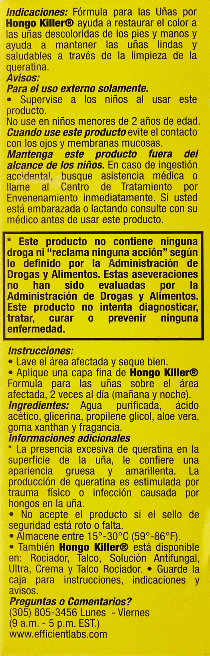Hongo Killer Nail Formula 1 oz (Pack of 2)