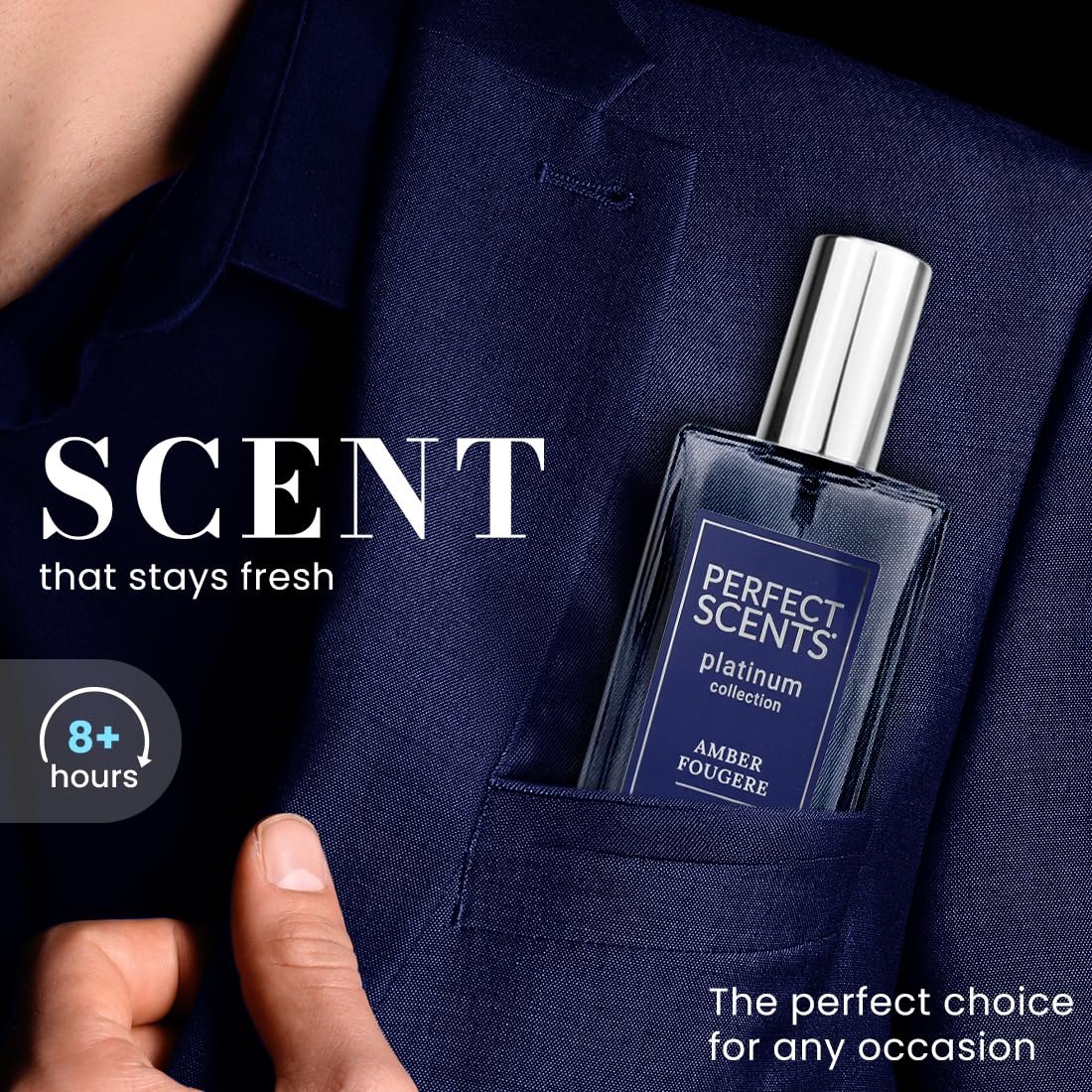 Perfect Scents Fragrances | Inspired by Jean Paul Gaultier’s Le Male | Platinum Collection | Amber Fougere | Men’s Eau de Parfum | Vegan, Paraben Beauty & Personal Care Instyle Fragrances