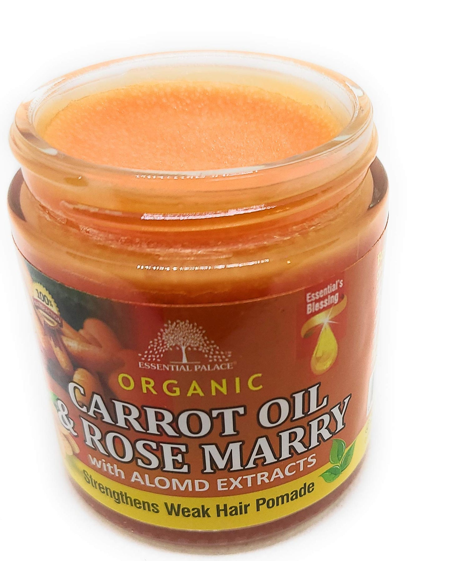 Essential Palace Organic Carrot oil and Rosemary with almond extracts hair pomade 4 onces pack of 1 Beauty & Personal Care Essential Palace