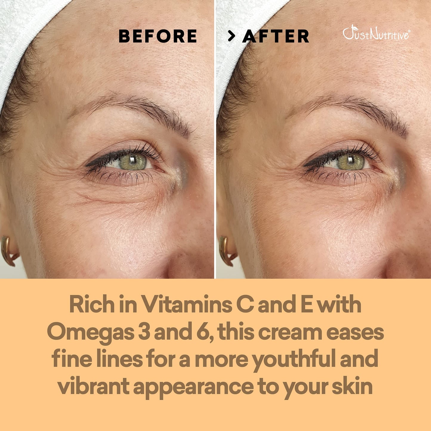 Just Nutritive Anti-Aging Day Facial Cream | Best Day Cream | Lasting Radiant Appearance | Leaves Skin Fresh Softens The Look of Fine Lines | Locks Beauty & Personal Care Just Nutritive