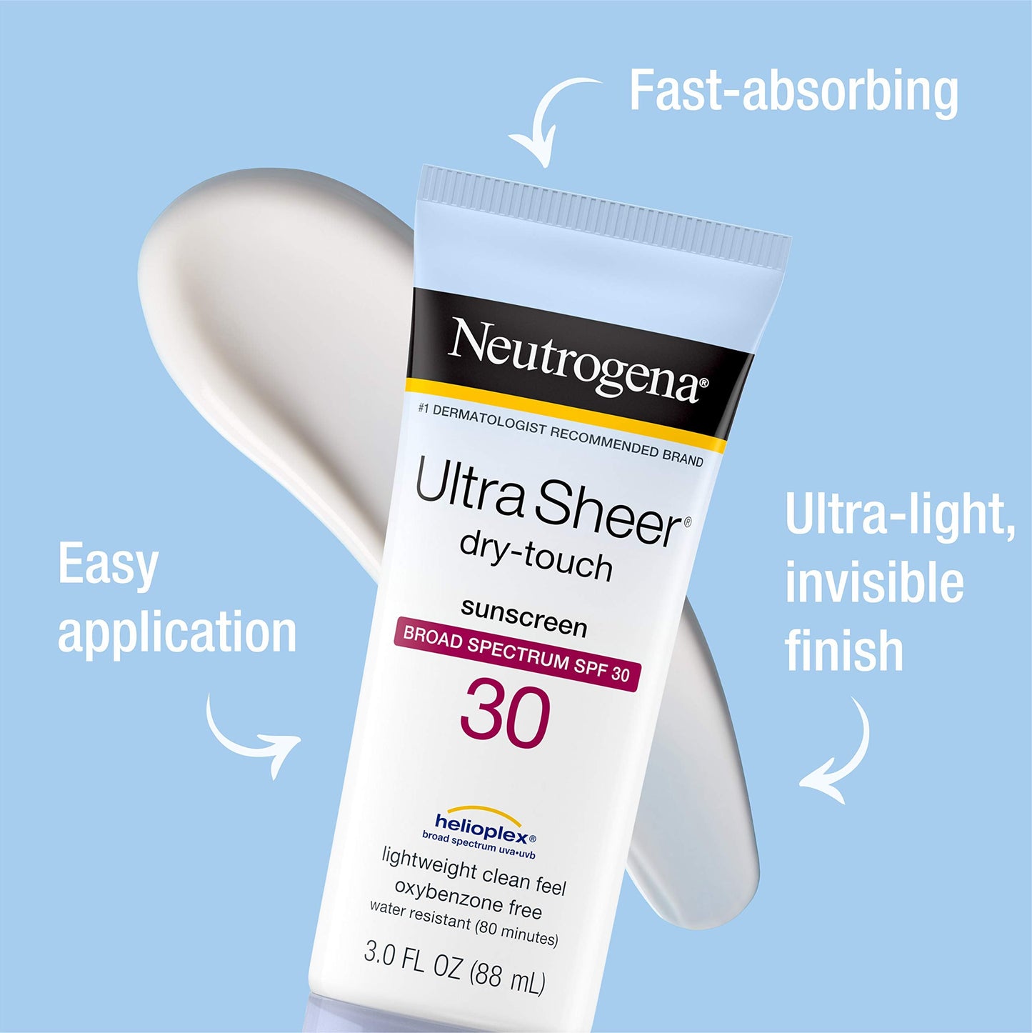 Neutrogena Ultra Sheer Dry-Touch Sunblock, SPF 30, 3 fl oz (88 ml) Beauty & Personal Care Neutrogena
