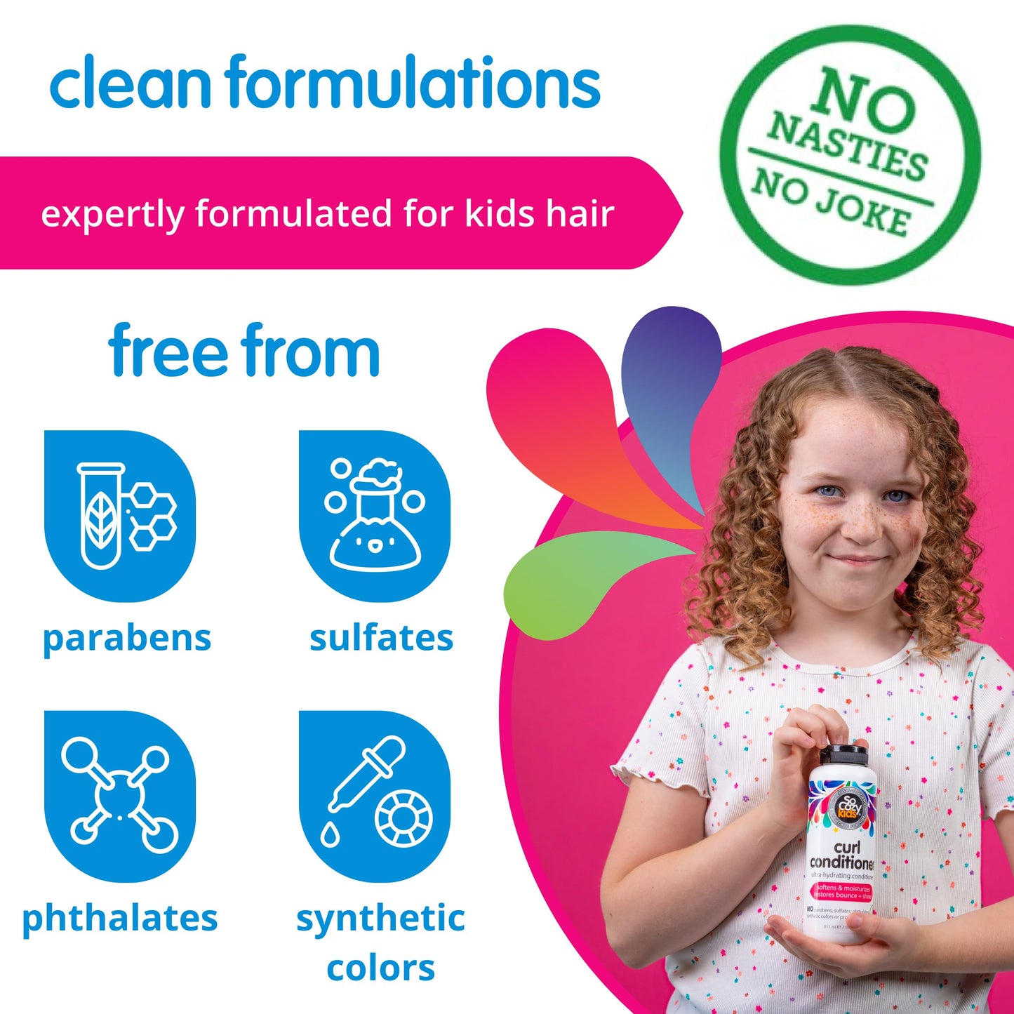 SoCozy Curl Conditioner | For Kids Hair | Softens, Restores Bounce and Shine | No Parabens, Sulfates, Synthetic Colors or Dyes, Sweet-Crème, 10.5 Fl Beauty & Personal Care SO COZY