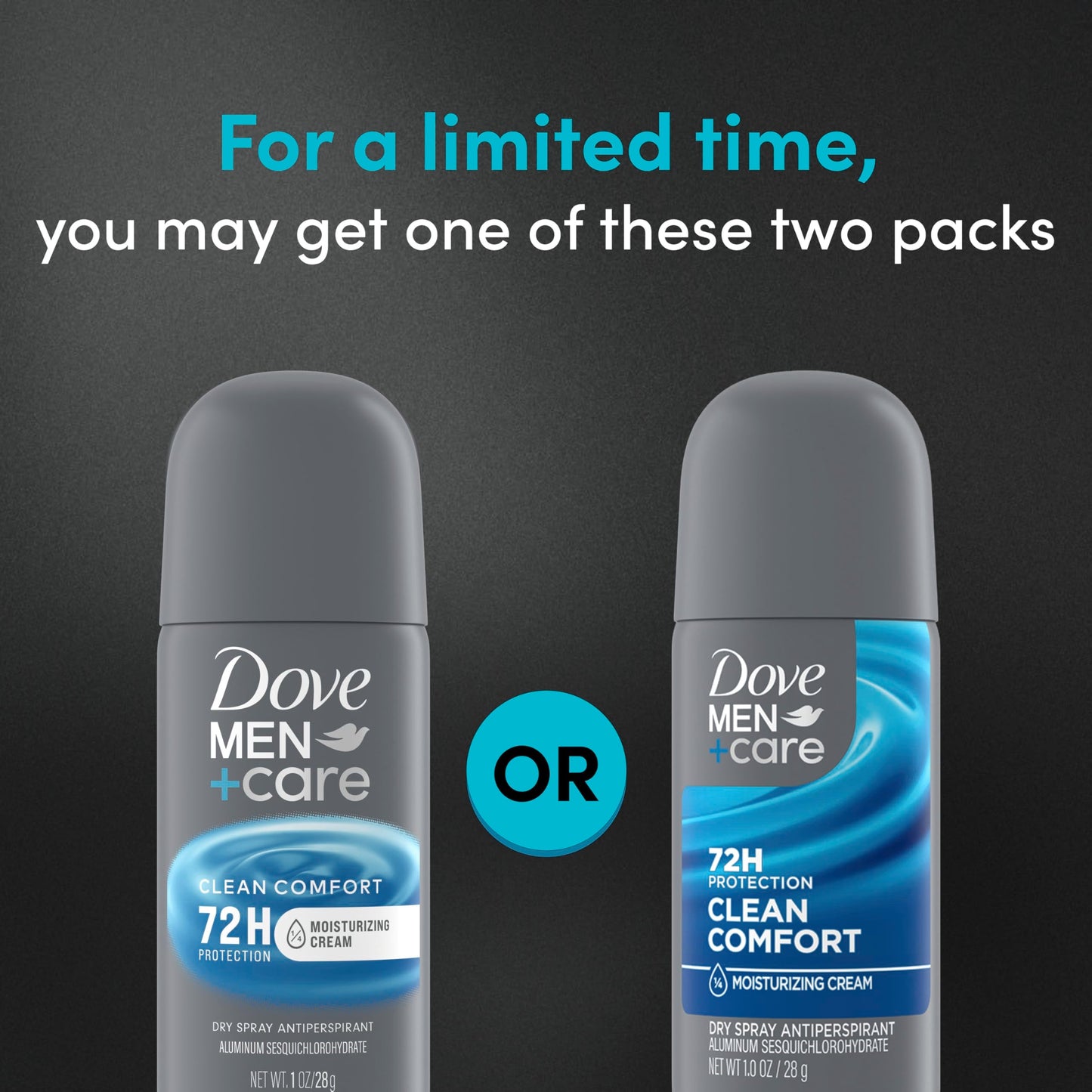 Dove Men+Care Antiperspirant Deodorant Dry Spray Clean Comfort 24 count For Men 72-hour Sweat and Odor Protection with Triple Defense Technology 1 oz Beauty and Personal Care DOVE MEN + CARE