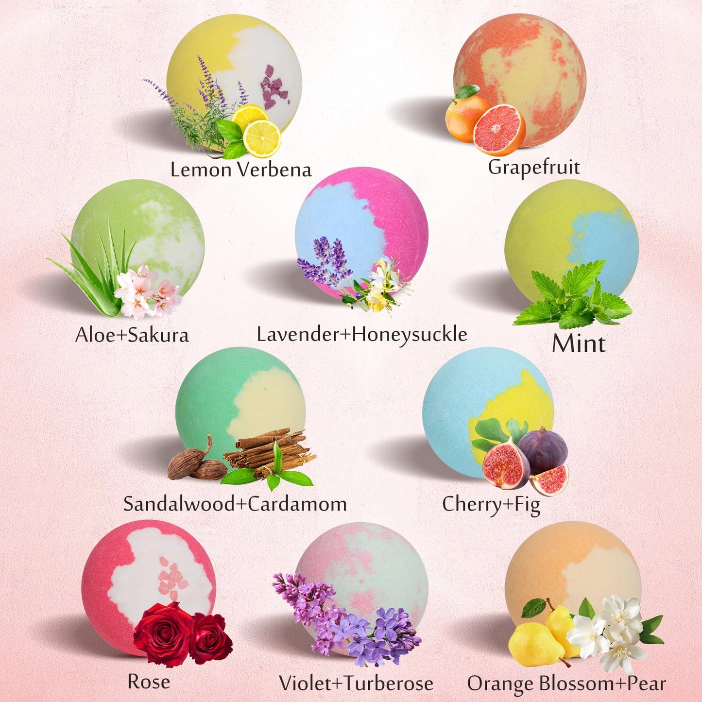 Bath Bombs for Women, 20 Bath Bombs Gift Set with Shea Butter Moisturizing & Essential Oils, Mothers Day Gifts for Mom, Women, Her/Him, Girlfriend Beauty and Personal Care Lisotera