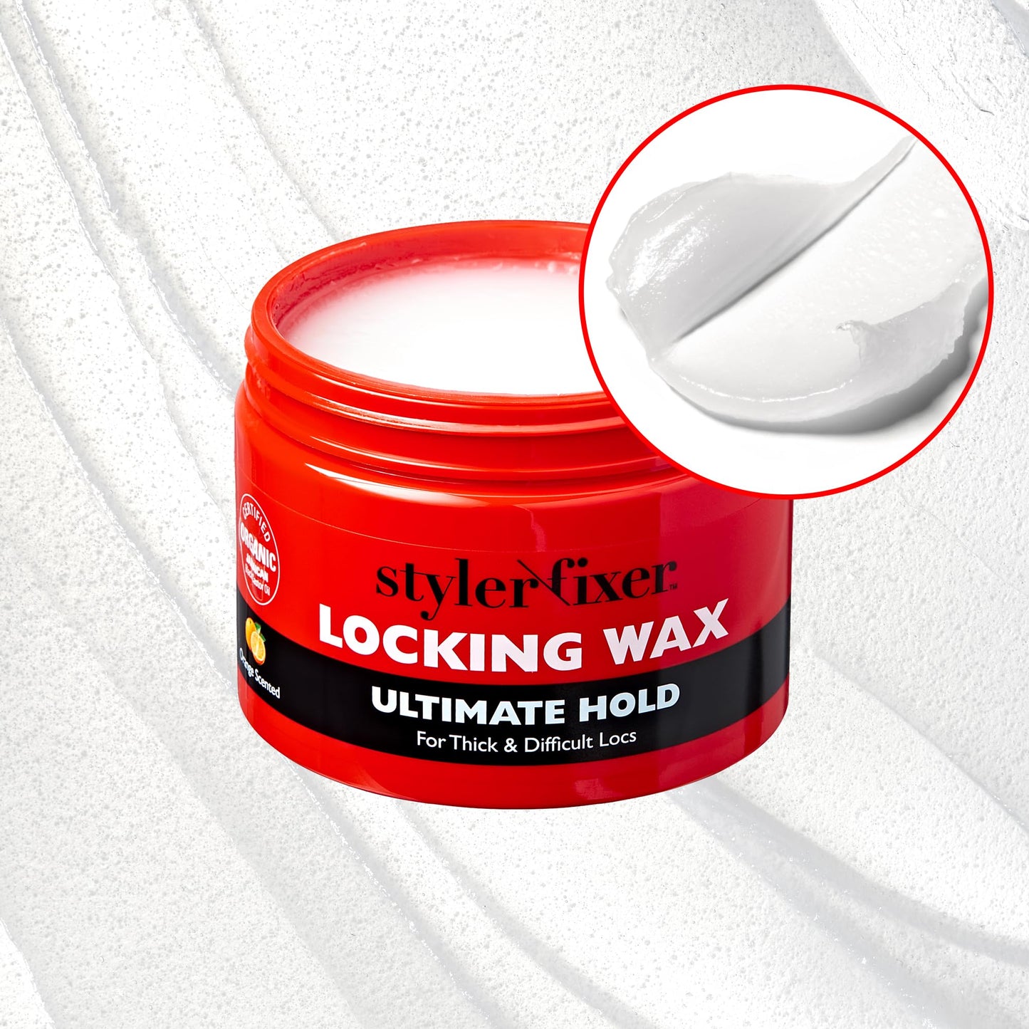 Red by Kiss Hold Locking Gel Ultimate Hold for Thin Locs & Twists, Hydrating, Conditioning, Non-Frizz, Non-Flaking, No Build-Up, Enriched Beauty & Personal Care Red by Kiss