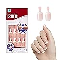 Kiss Everlasting French Nail Manicure, Chip-Free with Flexi-Fit Technology, Real Short, "Endless", Nail Kit with Pink Nail Glue (Net Wt. 2 g Beauty & Personal Care KISS