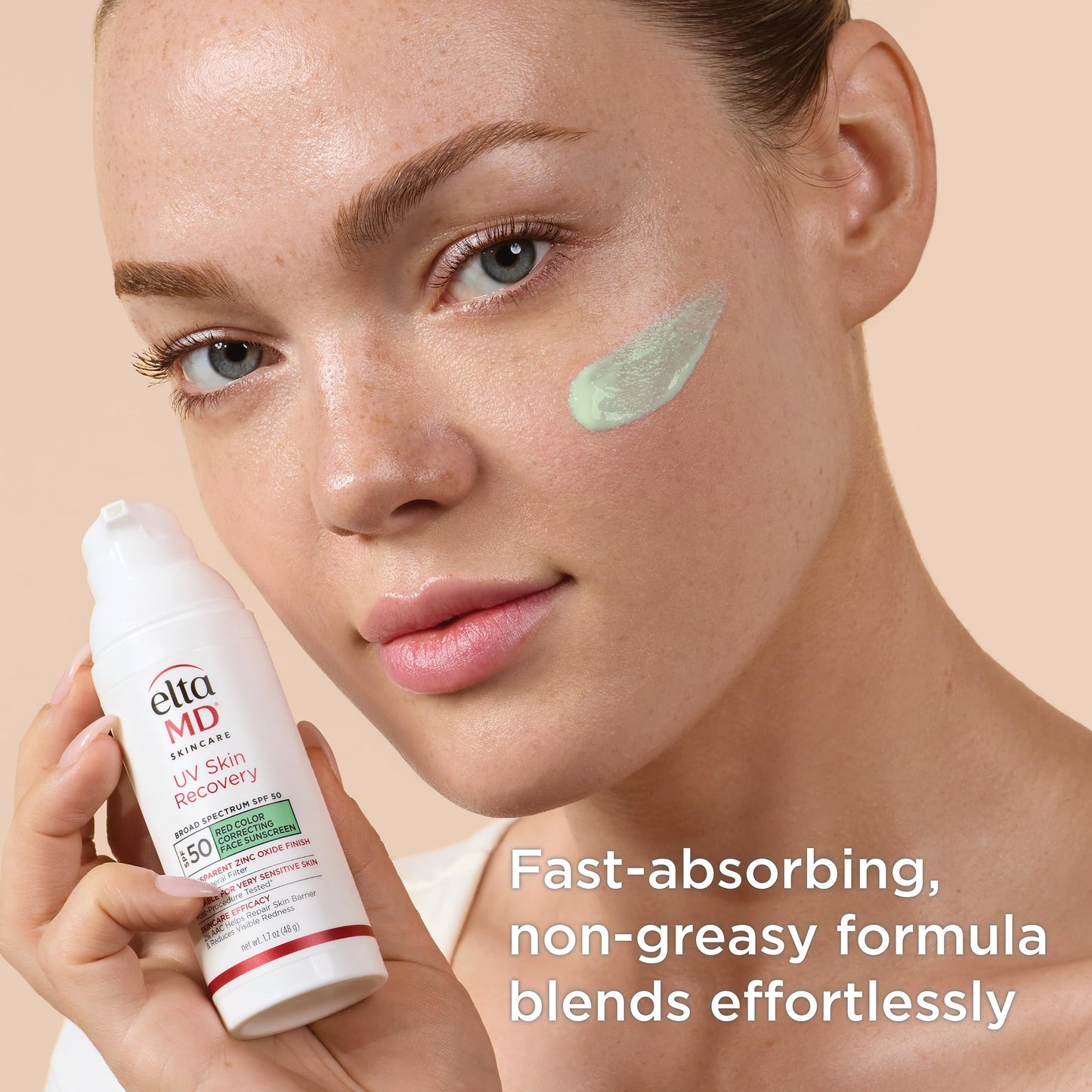 EltaMD UV Skin Recovery Green Tint All Mineral, Redness Reduction, Sensitive Skin Face Sunscreen SPF 50 Beauty & Personal Care EltaMD