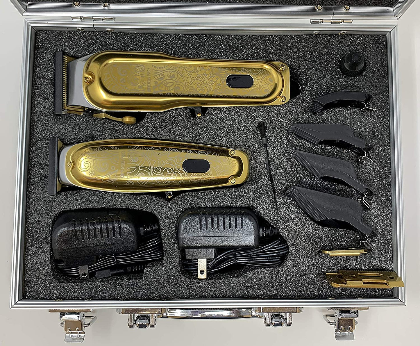 XPERSIS PRO Cordless Hair Clipper + Hair Trimmer for Mens and Barbers +Shaver with Sharp Blades, Cord/Cordless Electric Razor for Mens Gold Beauty and Personal Care XPERSIS