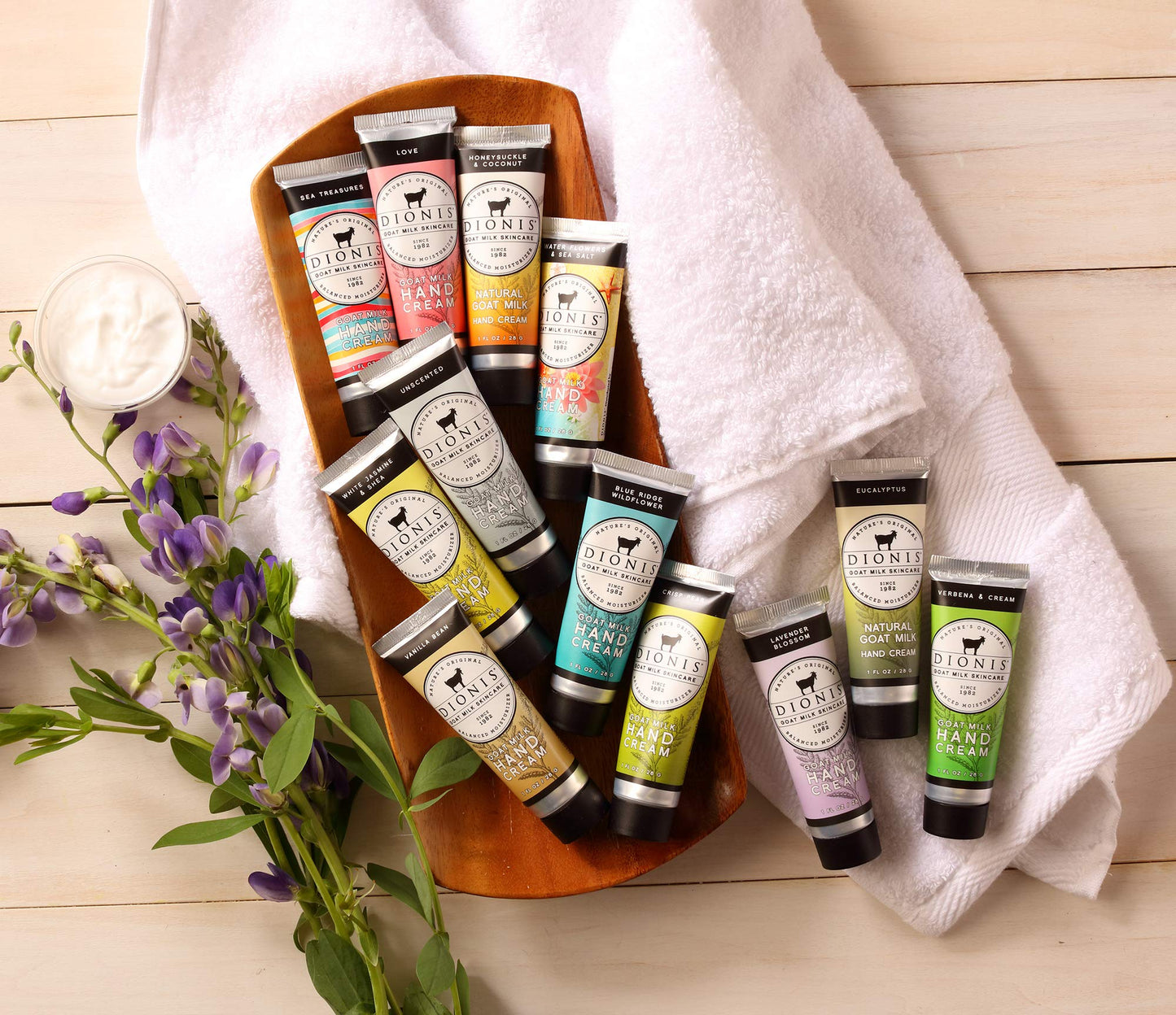 Dionis Goat Milk Lavender Blossom Scent Hand Cream 1 oz. 1 pk Beauty & Personal Care Dionis