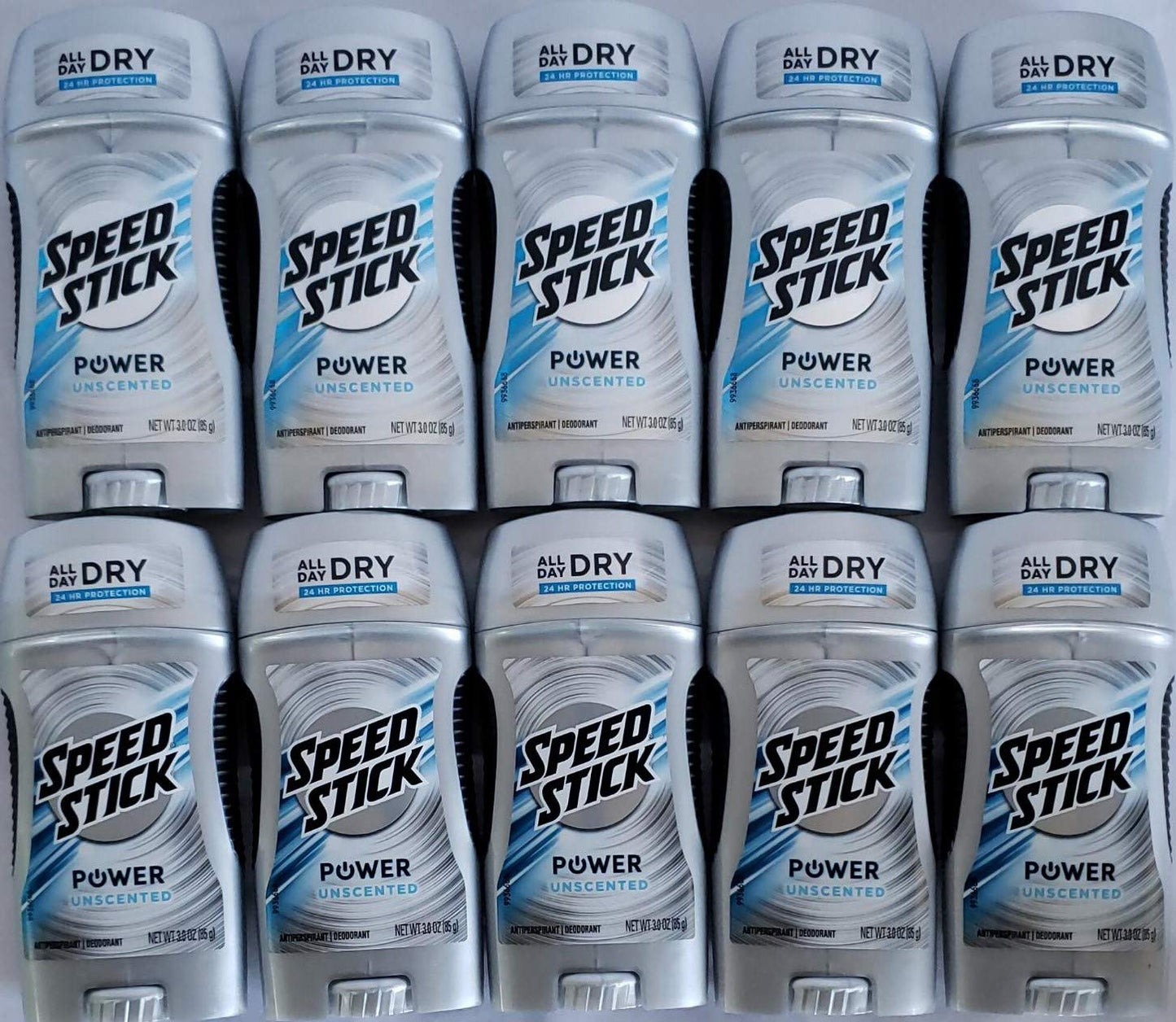 Speed Stick Power Anti-Perspirant Deodorant Unscented 3 oz (Pack of 10) Beauty and Personal Care SPEED