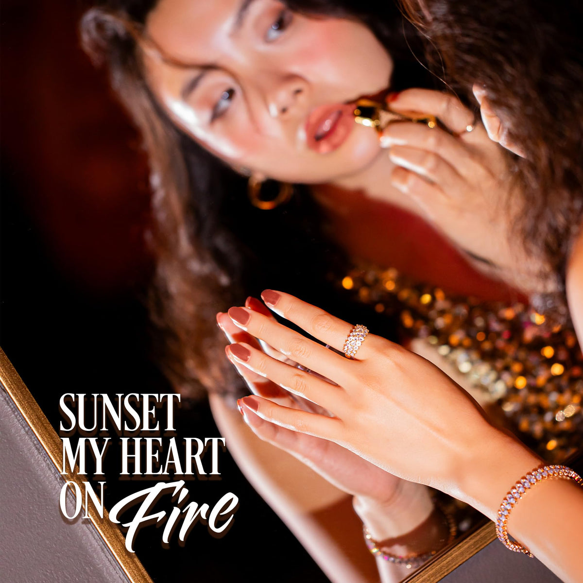 Morgan Taylor Living Our Life Collection Lacquer Nail Polish - Sunset My Heart On Fire, 15mL