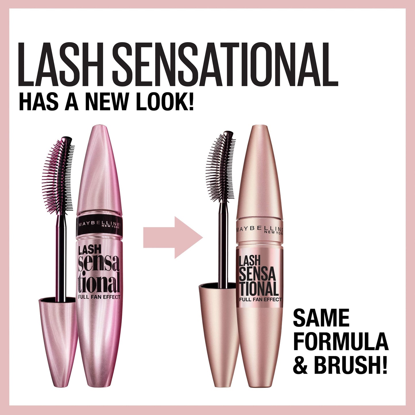 Maybelline Lash Sensational Washable Mascara, Lengthening and Volumizing for a Full Fan Effect, Midnight Black, 1 Count Beauty & Personal Care MAYBELLINE