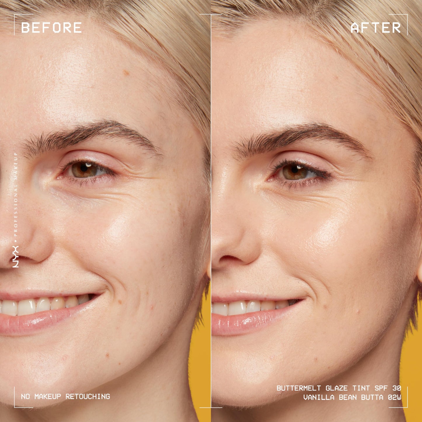 NYX PROFESSIONAL MAKEUP Buttermelt Glaze Soft Glow Skin Tint + SPF 30, Up To 12HR Wear, 02 Vanilla Bean Butta Beauty & Personal Care NYX PROFESSIONAL MAKEUP