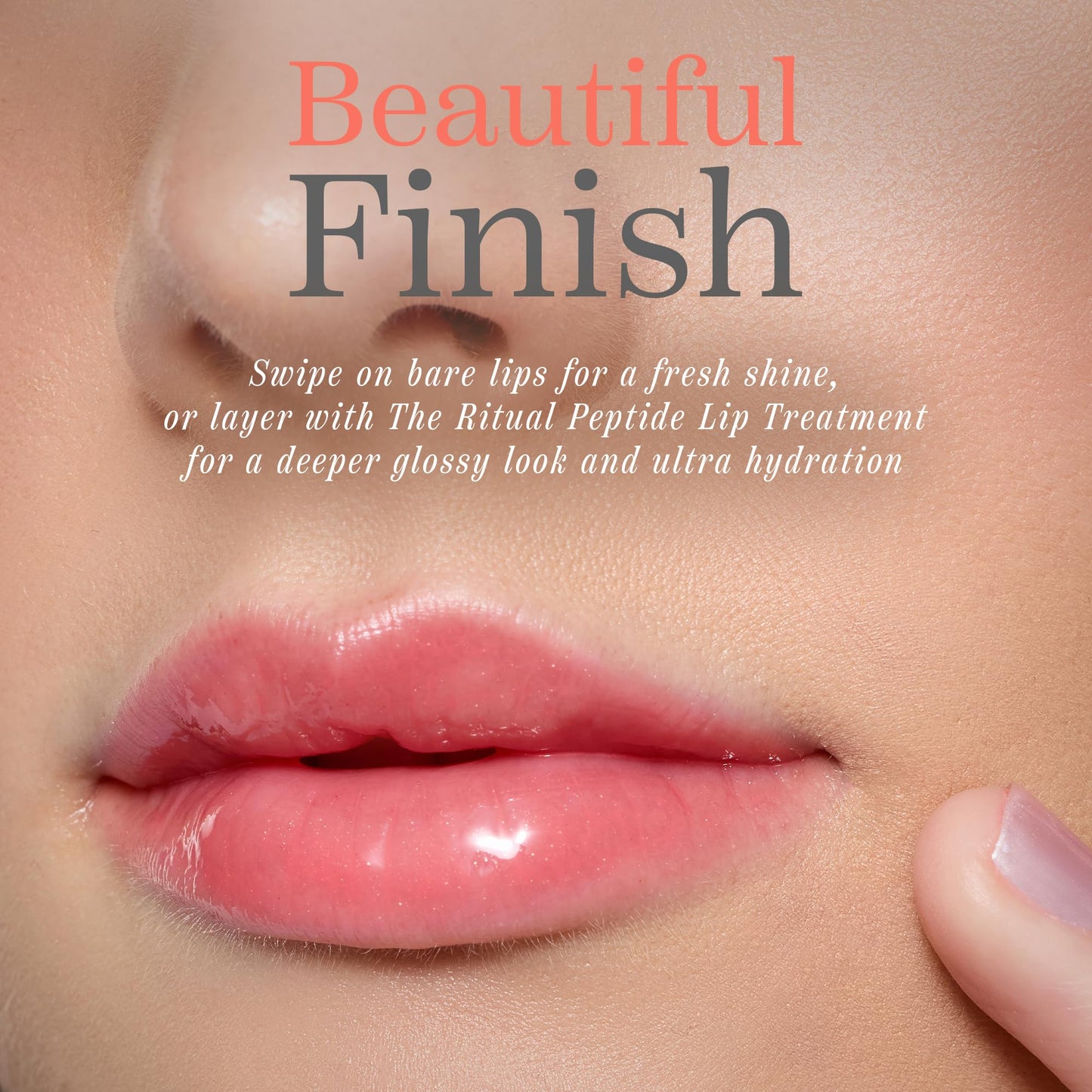 Cote Beauty's Peptide Lip Shine in Branson, Ultra Hydrating & Long-Lasting Coral Plumping Lip Gloss for Women with Hyaluronic Acid, Shea Butter & Beauty & Personal Care Cote Shop