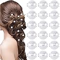 Isslly 30PCS Mini Pearl Hair Clips for Women, White Pearl Hair Pins, Cute Hair Barrettes, Elegant Head Decorations for Girls, Brides for Daily Use Beauty & Personal Care Isslly