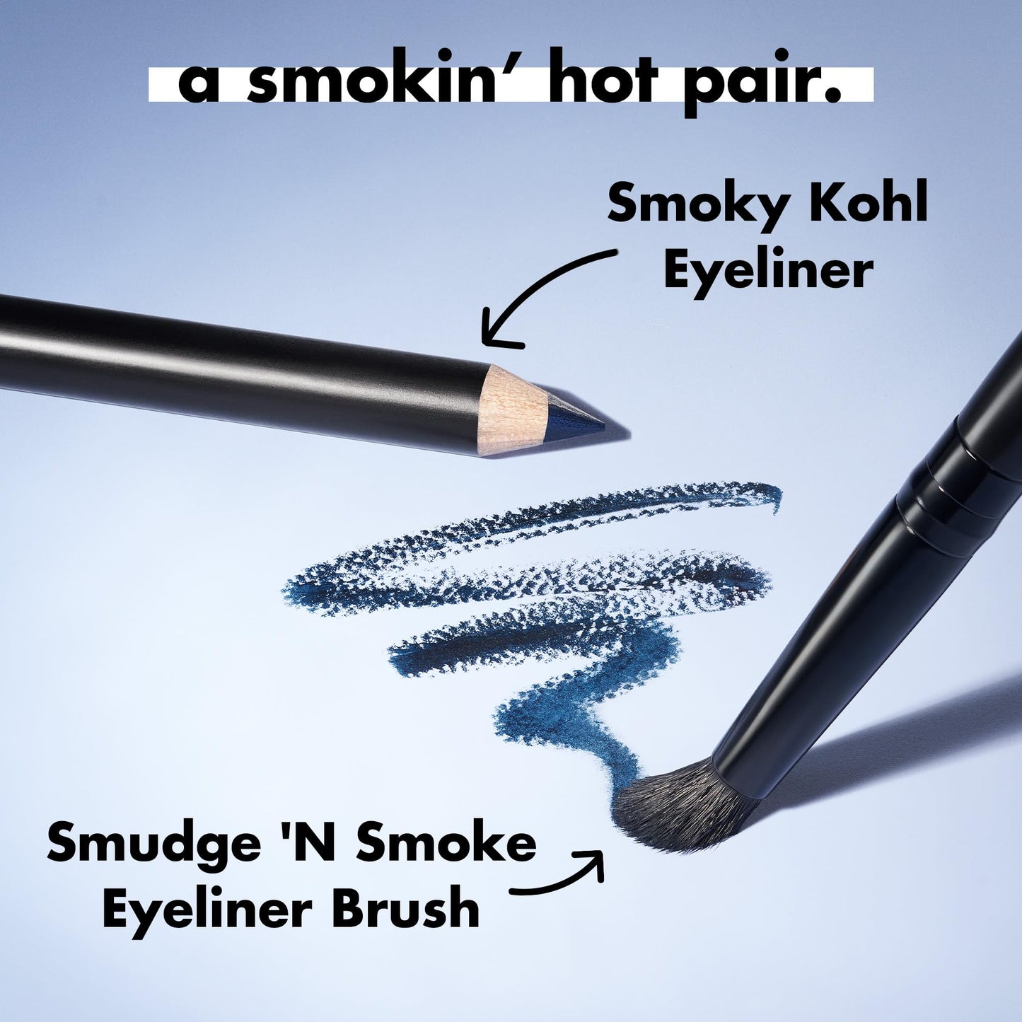 e.l.f. Smudge 'N Smoke Eyeliner Brush, Multi-Use Eyeshadow & Eyeliner Brush For Creating A Perfect Smoky Eye, Vegan Beauty & Personal Care e.l.f.