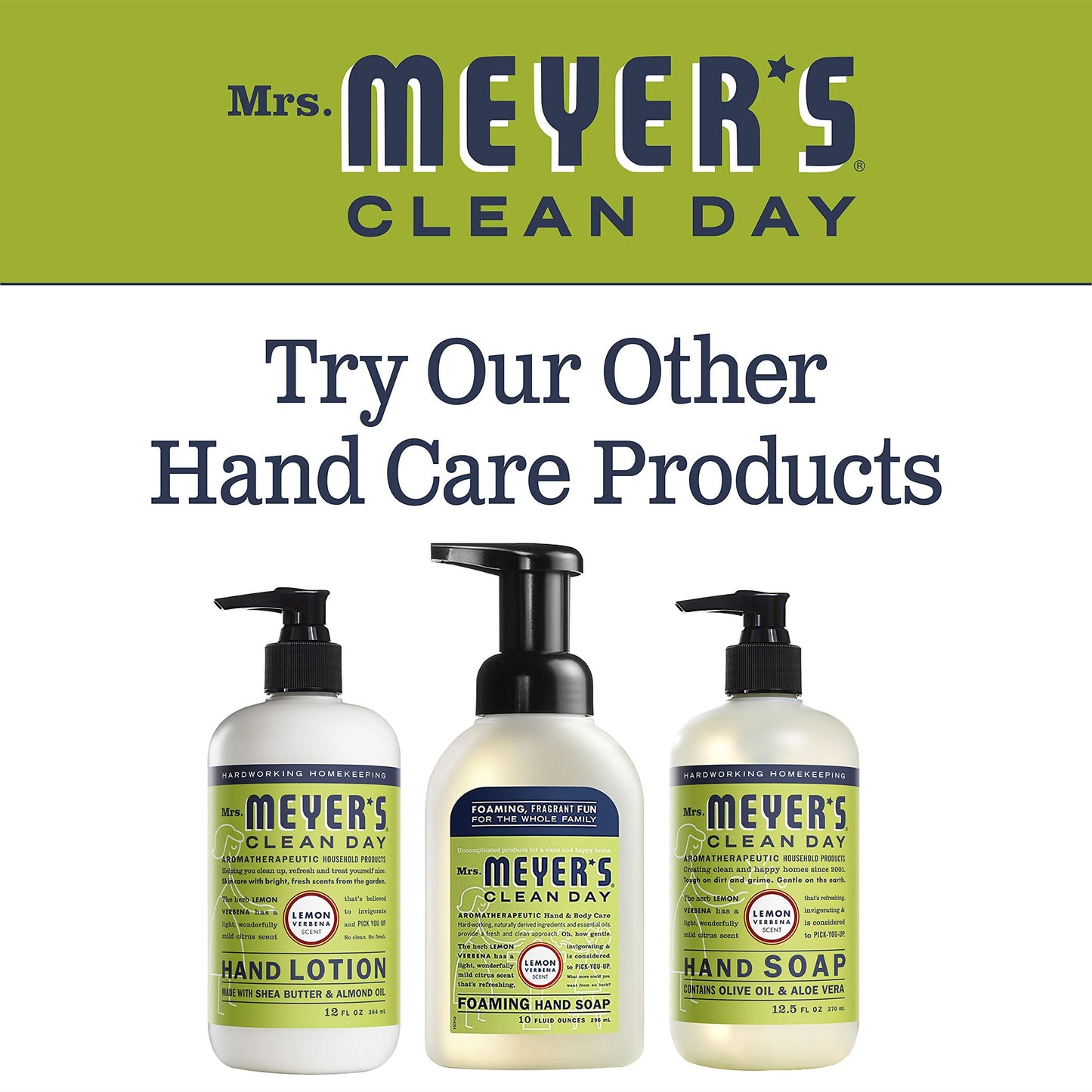 Mrs. Meyers Liquid Hand Soap Lemon Verbena, 12.5 oz (Pack of 2) Beauty & Personal Care Mrs. MEYER'S