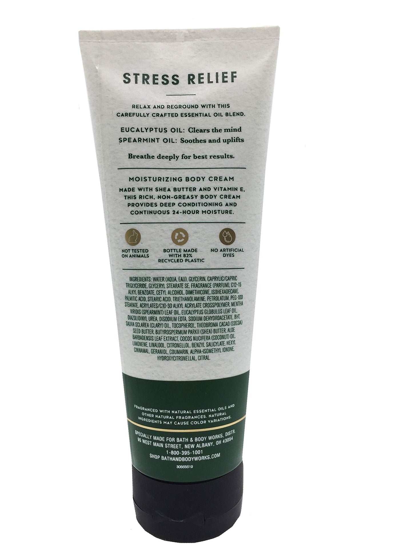 Bath & Body Works Aromatherapy Stress Relief Eucalyptus Spearmint Body Cream 8 Ounce Beauty & Personal Care Bath & Body Works
