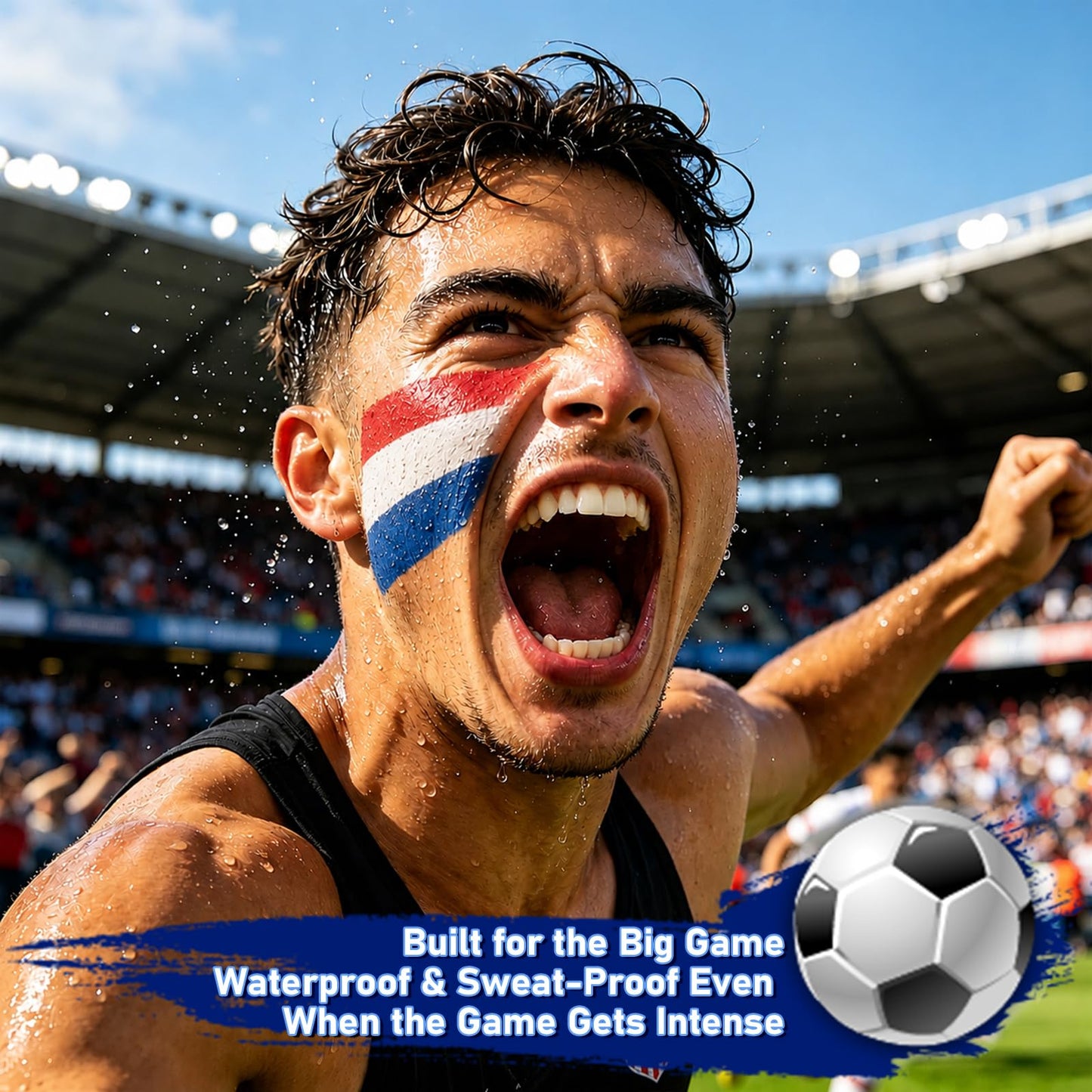 Sports Face Paint Kit, 20 Colors Washable Face & Body Paint with Glitter and Brushes, Game Day Makeup for Kids Adults, Parties, Bars & Team Events Beauty & Personal Care outtshop