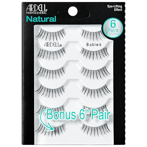 Ardell False Eyelashes Natural Lashes Babies Black - Lightweight, Short Length, Reusable Fake Lashes, 1 Pack Beauty & Personal Care Ardell
