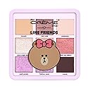 The Crème Shop | LINE FRIENDS - CHOCO’S SWEET & LOVELY Eyeshadow Palette | 9 Rosy Multi-Finish Shades Beauty & Personal Care The Crème Shop