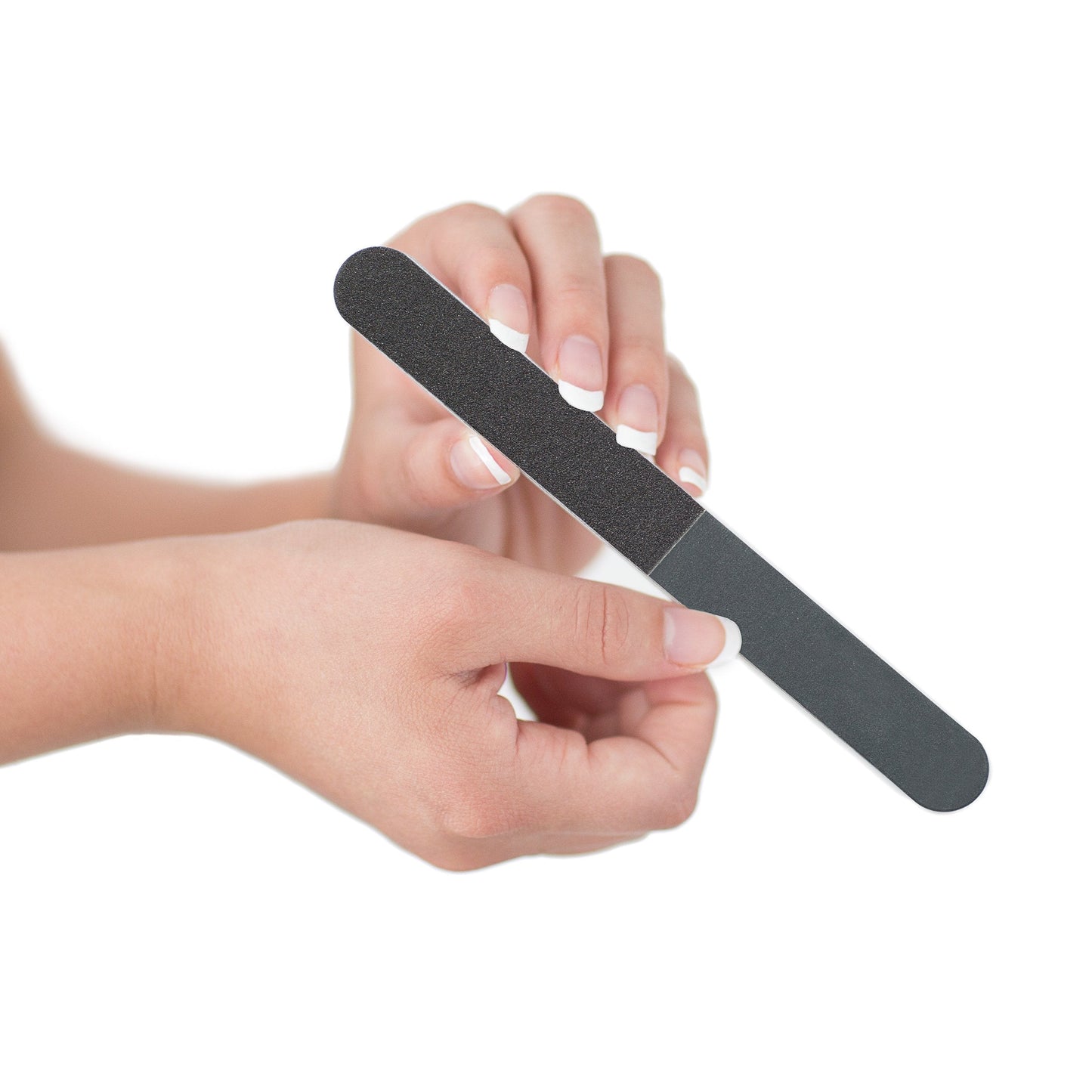 Professional Quality Nail File, Black 4 Way, White Center (100-180/240-600) 12 Pack Beauty & Personal Care Iridesi