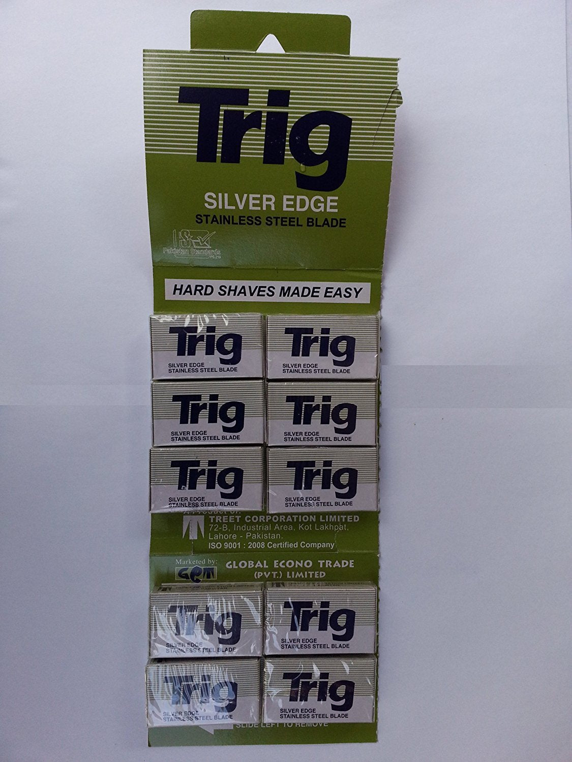TRIG Silver Edge Stainless Double Edge Razor Blades (100) Beauty and Personal Care G.B.S