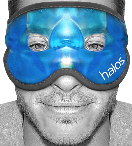 Cooling Eye Mask - Reusable Gel Eye Mask Cold Pack - Our Ice Eye Mask Soothes Puffy Eyes & Dark Circles - Relieve Your Headaches & Sinus Pain Beauty and Personal Care myhalos Default Title