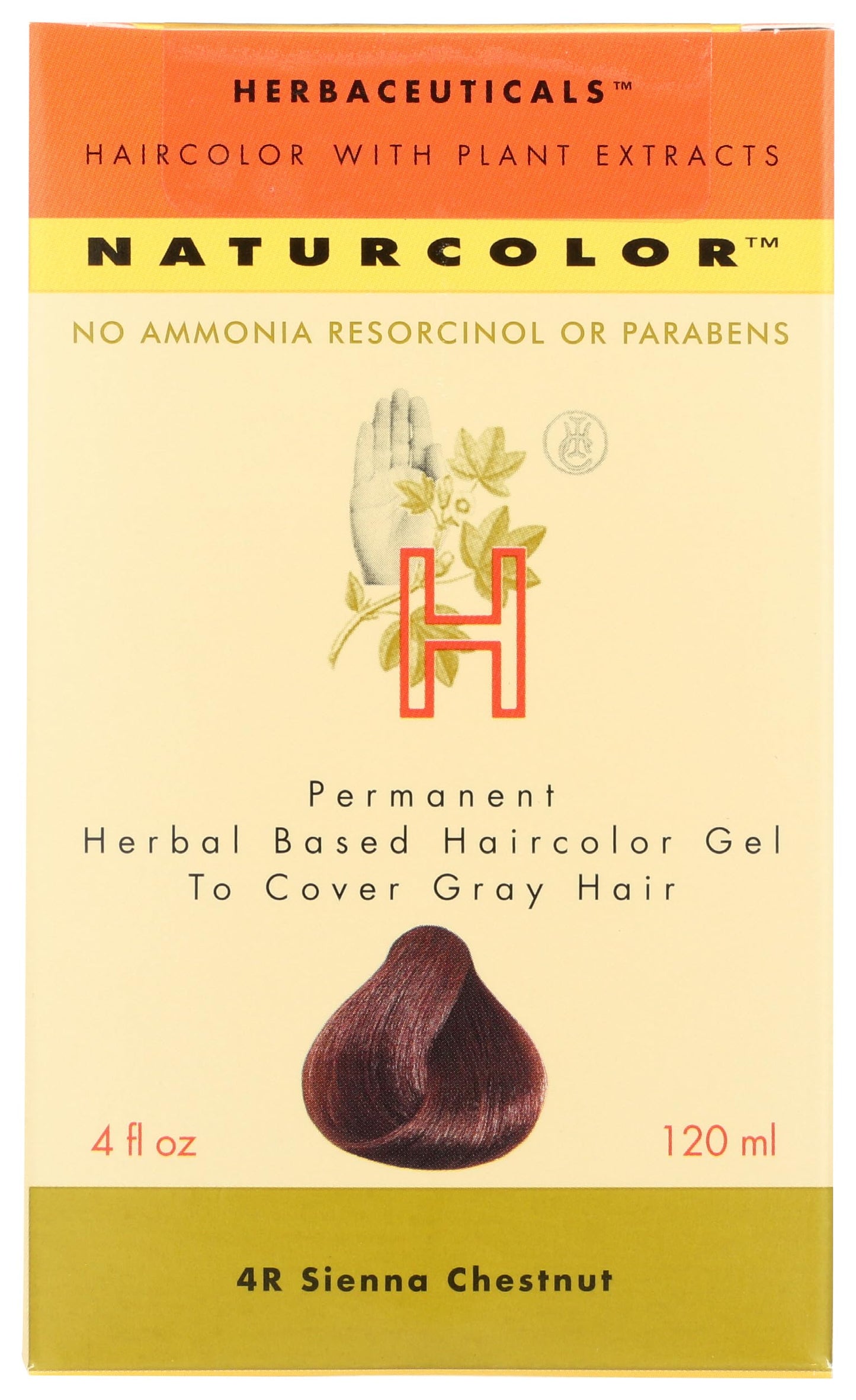 naturcolor Haircolor - Sienna Chestnut Hair Dye, 4 Fl Oz (4R) Beauty & Personal Care naturcolor