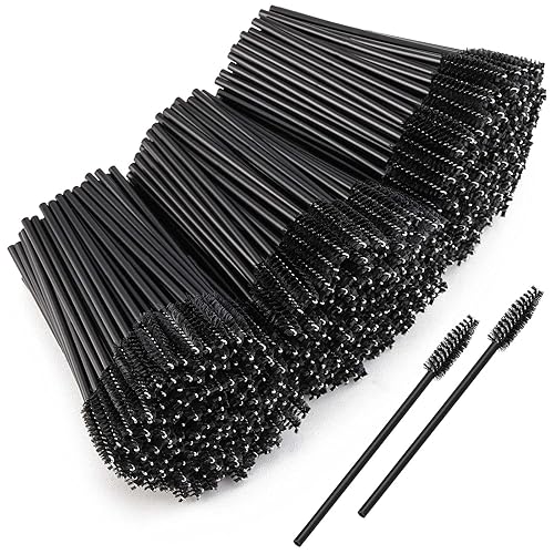 Disposable Mascara Wands Brush Makeup Spoolies Bulk for Eyelash Extensions, Black (1000 Pieces) Beauty & Personal Care LoveBB
