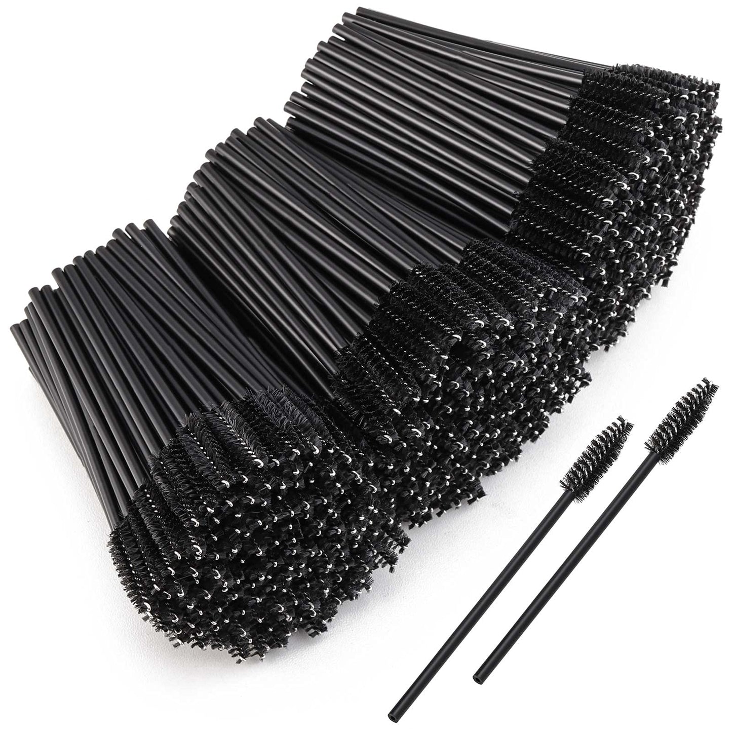 Disposable Mascara Wands Brush Makeup Spoolies Bulk for Eyelash Extensions, Black (1000 Pieces) Beauty & Personal Care LoveBB