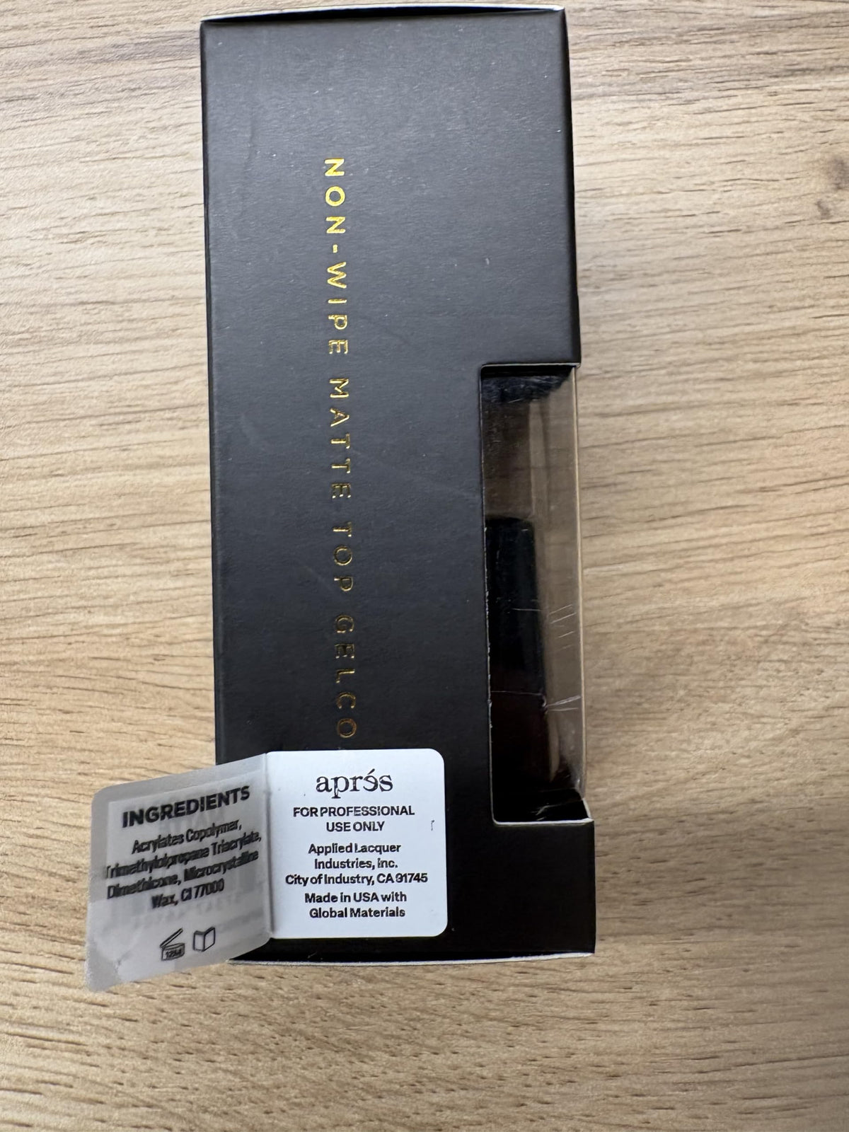 APRÉS Non-Wipe Matte Top Gel Coat - 15ml - Gel Nail Polish Soak Off Top Coat Matte Finish